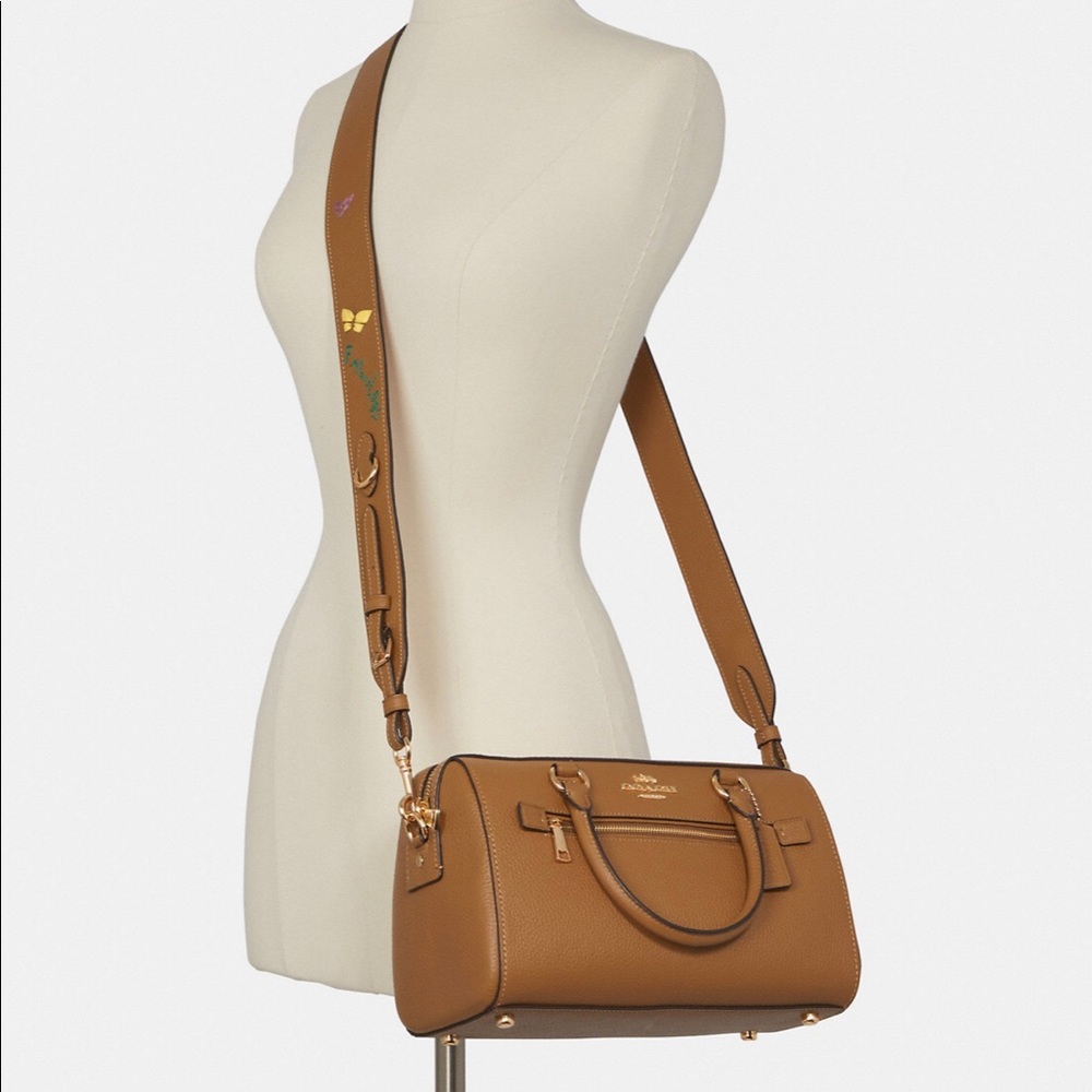 NWT Coach Rowan Satchel With Diary Embroidery